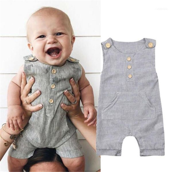 born infant baby boy girl striped romper sleeveless jumpsuit pocket one-piece outfit button clothes 0-18m1, Blue
born infant baby boy girl striped romper sleeveless jumpsuit pocket one-piece outfit button clothes 0-18m1, Blue