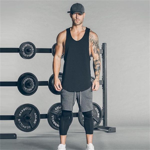 gym mens muscle stringer bodybuilding tank fitness singlet sleeveless vest, White;black
gym mens muscle stringer bodybuilding tank fitness singlet sleeveless vest, White;black