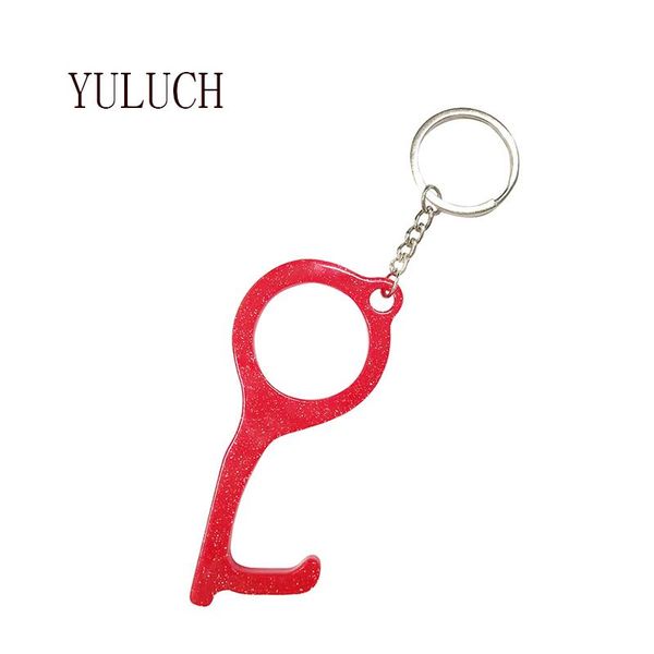 keychains yuluch unique design key chain cellulose acetate material contactless multi-function ring light art accessories, Silver
keychains yuluch unique design key chain cellulose acetate material contactless multi-function ring light art accessories, Silver