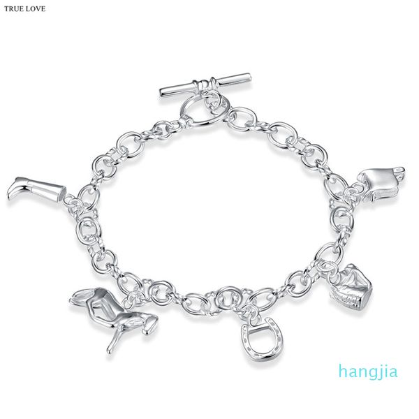 fashion 925 silver horseshoe pendant charm bracelet party style christmas gift jewelry quality, Golden;silver
fashion 925 silver horseshoe pendant charm bracelet party style christmas gift jewelry quality, Golden;silver