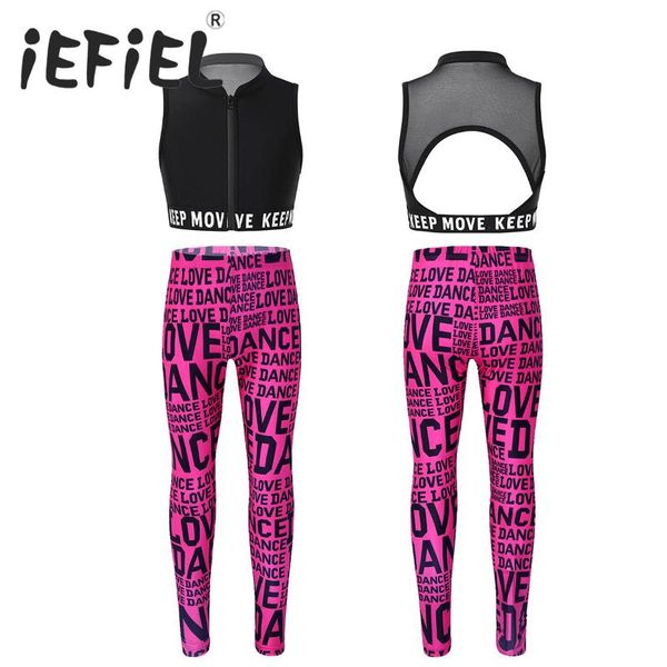 clothing sets kids girls child dance ballet dancewear tracksuit outfits letters print sleeveless racer back tanks crop with leggings, White
clothing sets kids girls child dance ballet dancewear tracksuit outfits letters print sleeveless racer back tanks crop with leggings, White