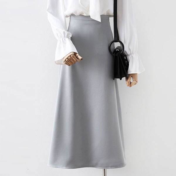 skirts vero de cintura alta do vintage feminino a linha longa moda cor pura elegante cetim midi comprimento faldas jupe femme saia pwat, Black
skirts vero de cintura alta do vintage feminino a linha longa moda cor pura elegante cetim midi comprimento faldas jupe femme saia pwat, Black