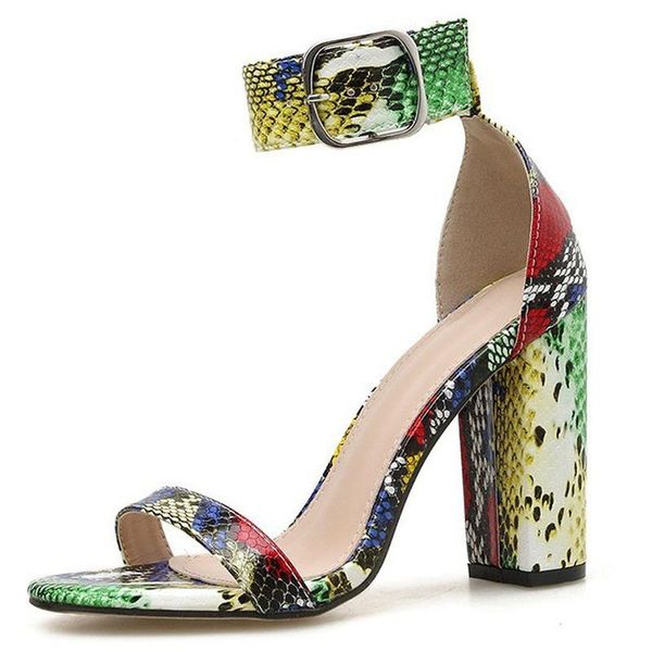 summer colorblock hollow women's shoes colorful snakestripe high-heeled thick heel buckle women sandals cwf, Black
summer colorblock hollow women's shoes colorful snakestripe high-heeled thick heel buckle women sandals cwf, Black