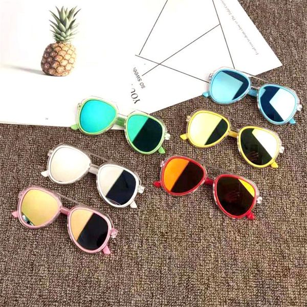 sunglasses 2021 retro kids child colorful reflective mirror children boys girls baby uv400 shades street eyewear, Blue
sunglasses 2021 retro kids child colorful reflective mirror children boys girls baby uv400 shades street eyewear, Blue
