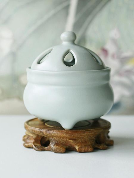 fragrance lamps small incense burner smoke modern ceramic candle aroma incienso quemador burners bg50ib 
fragrance lamps small incense burner smoke modern ceramic candle aroma incienso quemador burners bg50ib