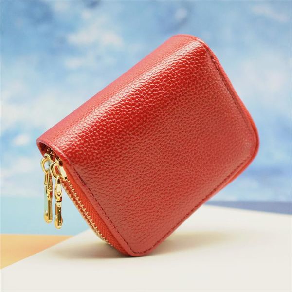 card holders anti-rfid holder wallet case pu leather business women black/blue/pink/red double zipper bag, Brown;gray
card holders anti-rfid holder wallet case pu leather business women black/blue/pink/red double zipper bag, Brown;gray