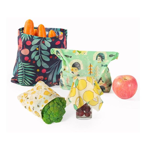 3pcs beeswax wrap bag reusable plastic-storage wraps washable kitchen fresh-keeping pouch bags
3pcs beeswax wrap bag reusable plastic-storage wraps washable kitchen fresh-keeping pouch bags