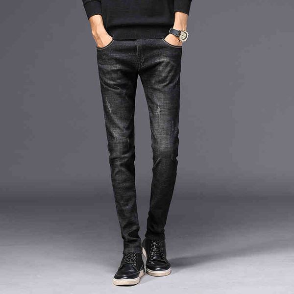 classic slim fit jeans for men straight trousers denim pants streetwear stretch distressed fashions, Blue
classic slim fit jeans for men straight trousers denim pants streetwear stretch distressed fashions, Blue