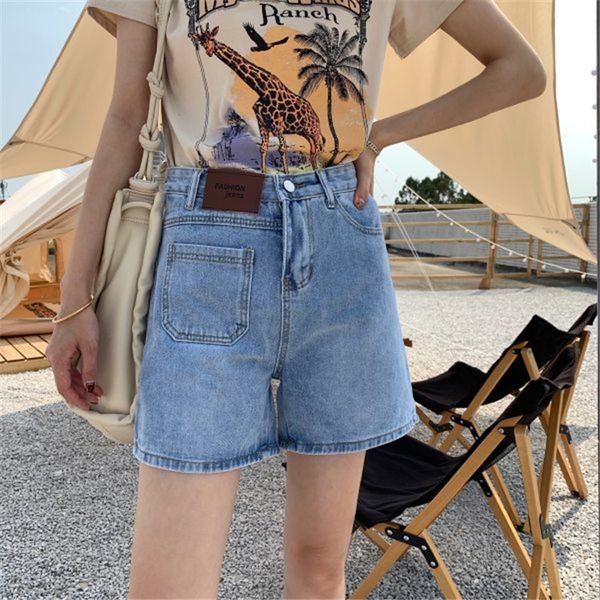 women's shorts summer denim 2021 new small high waist a-line super straight tube wide leg pants, White;black
women's shorts summer denim 2021 new small high waist a-line super straight tube wide leg pants, White;black