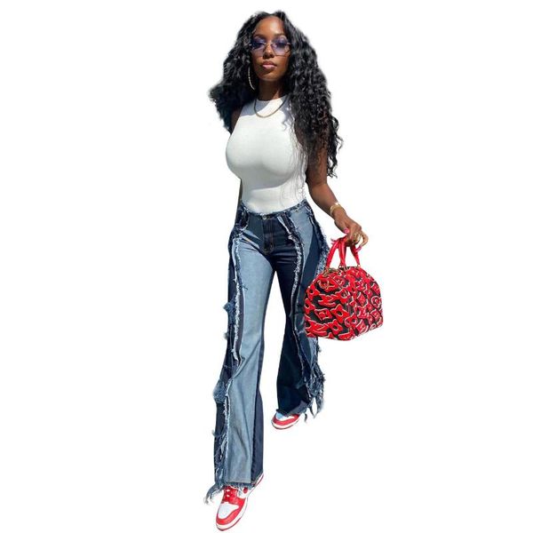 women's pants & capris q21y929 european and american personalized denim edge stitching jeans (pants only) 1009, Black;white
women's pants & capris q21y929 european and american personalized denim edge stitching jeans (pants only) 1009, Black;white