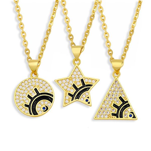 chains fashion evil eyes pentagram geometric necklace for women bohemian simple temperament short necklaces jewelry accessories, Silver
chains fashion evil eyes pentagram geometric necklace for women bohemian simple temperament short necklaces jewelry accessories, Silver
