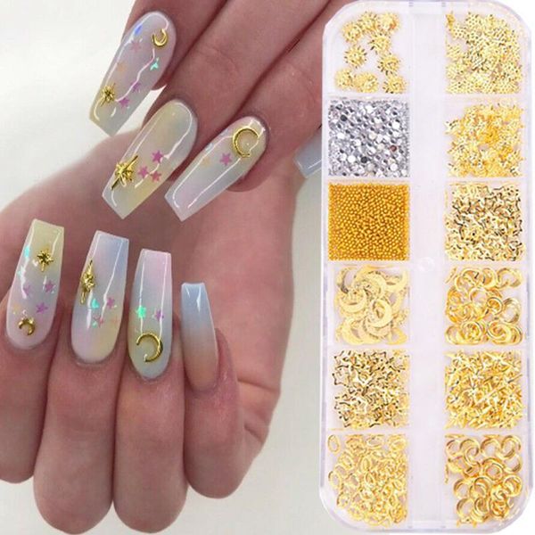 stars and moon ab gold silver color rhinestone metal alloy nail nails 3d art decoration tips1, Silver;gold
stars and moon ab gold silver color rhinestone metal alloy nail nails 3d art decoration tips1, Silver;gold