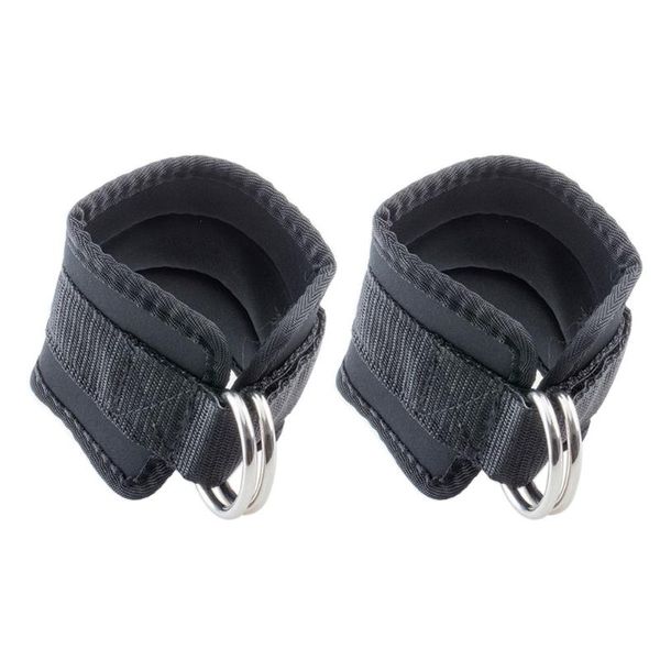 pair double d-ring ankle cuff straps fitness exercise strap adjustable leg weight belt protection sports safety support, Blue;black
pair double d-ring ankle cuff straps fitness exercise strap adjustable leg weight belt protection sports safety support, Blue;black