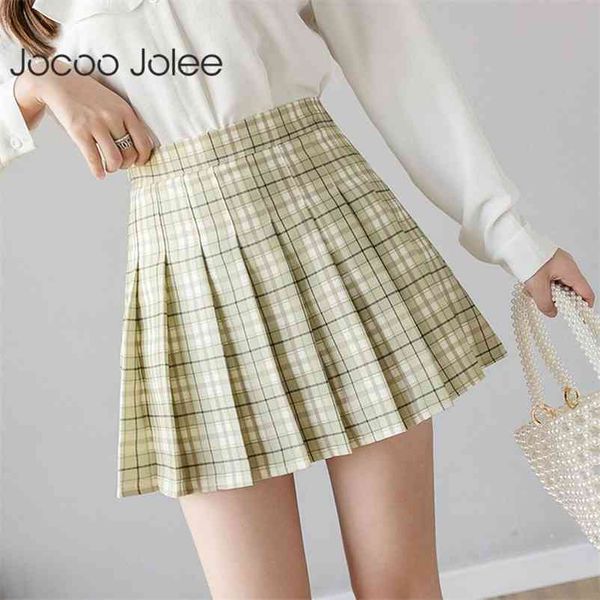 women summer korean pleated plaid a-line palid high waist mini skirt preppy zipper sweet kawaii casual 210428, Black
women summer korean pleated plaid a-line palid high waist mini skirt preppy zipper sweet kawaii casual 210428, Black