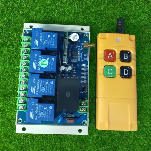 remote controlers ac 220 v 250v 380v 4 ch 30a rf wireless control switc receiver transmitter relay power controller 433mhz 315mhz
remote controlers ac 220 v 250v 380v 4 ch 30a rf wireless control switc receiver transmitter relay power controller 433mhz 315mhz