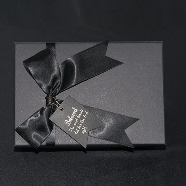 gift wrap black kraft paper box with bow tie simple design present container lid l9cf
gift wrap black kraft paper box with bow tie simple design present container lid l9cf