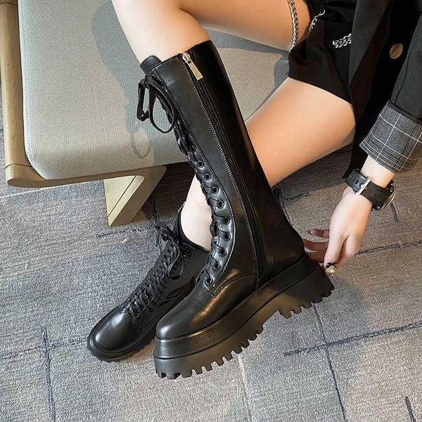 boots fall / winter 2021 plush british style thick bottomed knee length chivalry, Black
boots fall / winter 2021 plush british style thick bottomed knee length chivalry, Black