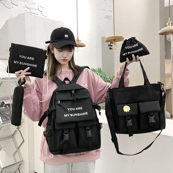 backpack 5 piece set kawaii school bags for teenage girls women 2021 canvas travel student notebook bookbags fashion schoolbag
backpack 5 piece set kawaii school bags for teenage girls women 2021 canvas travel student notebook bookbags fashion schoolbag
