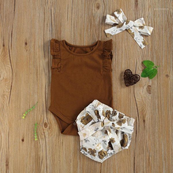 baby & children's girl t floral pants suit round neck ruffle sleeveless shirt, loose summer shorts, bow headband clothing sets1, White
baby & children's girl t floral pants suit round neck ruffle sleeveless shirt, loose summer shorts, bow headband clothing sets1, White