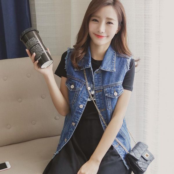 women's vests spring and autumn korean style denim vest short loose slimming waistcoat large size fashion, Black;white
women's vests spring and autumn korean style denim vest short loose slimming waistcoat large size fashion, Black;white