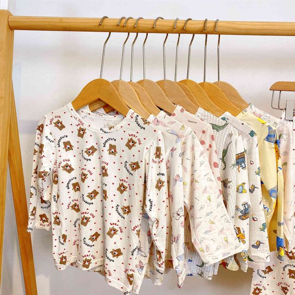 21 new spring and summer icelic cotton suit children home wear printed sweat absorbing breathable thin pajamas long sleeve pants, Blue;red
21 new spring and summer icelic cotton suit children home wear printed sweat absorbing breathable thin pajamas long sleeve pants, Blue;red