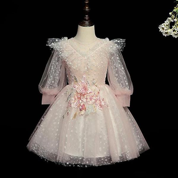 girl's dresses children's party dress sweet flower girl long sleeve prom classic v-neck formal luxury communion, Red;yellow
girl's dresses children's party dress sweet flower girl long sleeve prom classic v-neck formal luxury communion, Red;yellow