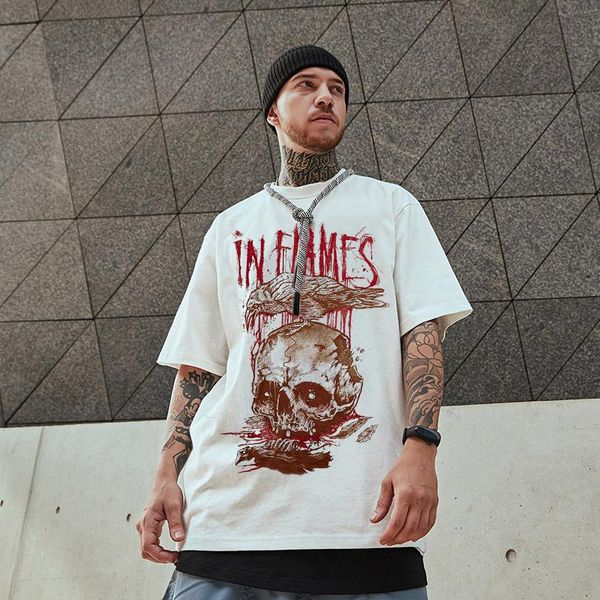 men's t-shirts death metal core post-nuclear commemorative t-shirt sleeve casual breathable, White;black
men's t-shirts death metal core post-nuclear commemorative t-shirt sleeve casual breathable, White;black
