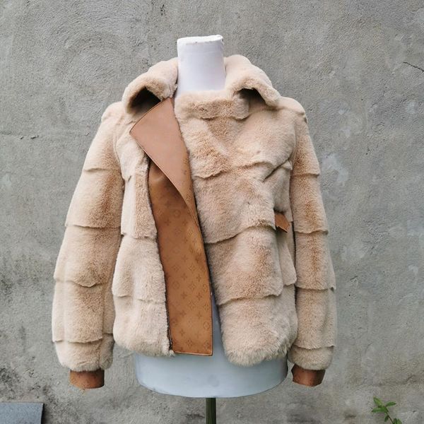 women's fur & faux jacket women spring and autumn winter wear to keep warm, Black
women's fur & faux jacket women spring and autumn winter wear to keep warm, Black