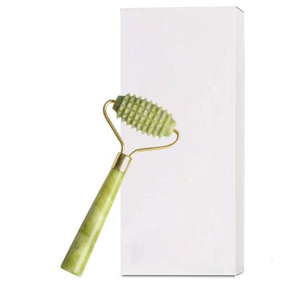 green natural jade face massage roller single spiked wave head stone facial massager eye neck thin lift relax slimming relaxing tools jd020
green natural jade face massage roller single spiked wave head stone facial massager eye neck thin lift relax slimming relaxing tools jd020