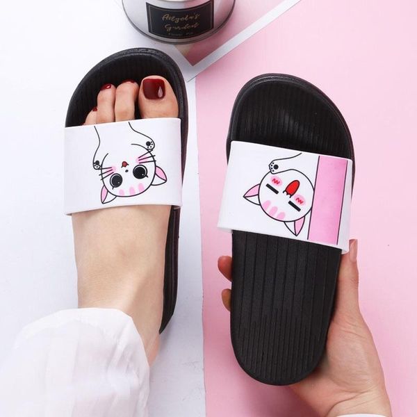 slippers 2021 women cartoon cat home summer sandals beach slides shoes flip flops zapatillas mujer tux102, Black
slippers 2021 women cartoon cat home summer sandals beach slides shoes flip flops zapatillas mujer tux102, Black