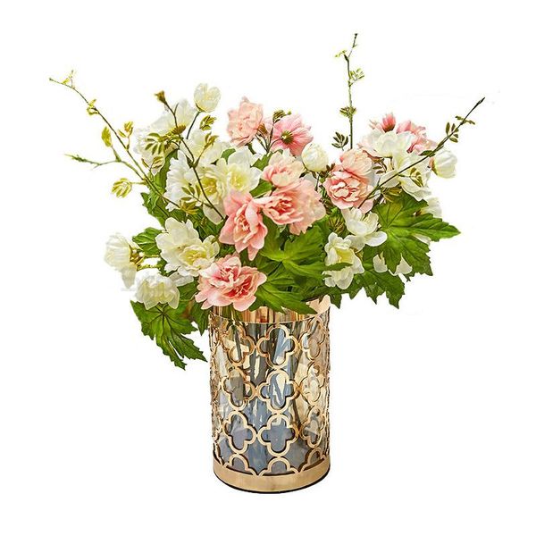 vases hollow out clover stainless steel golden vase home model room living dining table creative decoration
vases hollow out clover stainless steel golden vase home model room living dining table creative decoration