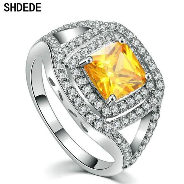 wedding rings shdede classic engagement for women fashion jewelry gift yellow cubic zirconia accessories wholesale -ly499, Slivery;golden
wedding rings shdede classic engagement for women fashion jewelry gift yellow cubic zirconia accessories wholesale -ly499, Slivery;golden