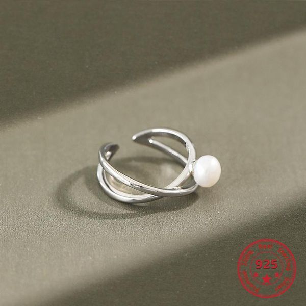 cluster rings s925 sterling silver ring simplicity white shell beads cross for women temperament fine jewelry anniversary gift, Golden;silver
cluster rings s925 sterling silver ring simplicity white shell beads cross for women temperament fine jewelry anniversary gift, Golden;silver