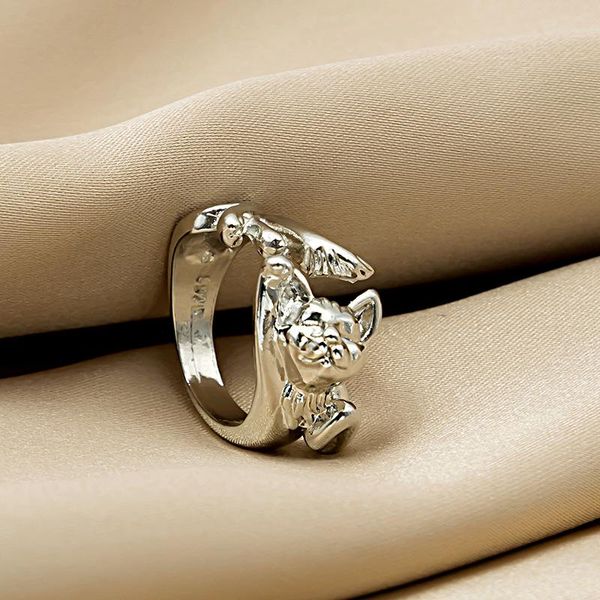 cluster rings retro cat animal fashion personality resizable opening vintage for women men jewelry party gift, Golden;silver
cluster rings retro cat animal fashion personality resizable opening vintage for women men jewelry party gift, Golden;silver