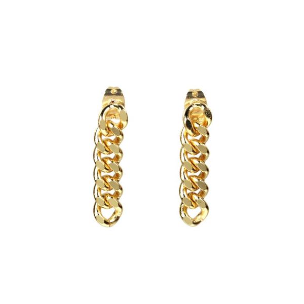 hoop & huggie eyika punk style cuban chain gold long drop earrings for women geometric metal copper simple fashion dangle statement jewelry, Golden;silver
hoop & huggie eyika punk style cuban chain gold long drop earrings for women geometric metal copper simple fashion dangle statement jewelry, Golden;silver