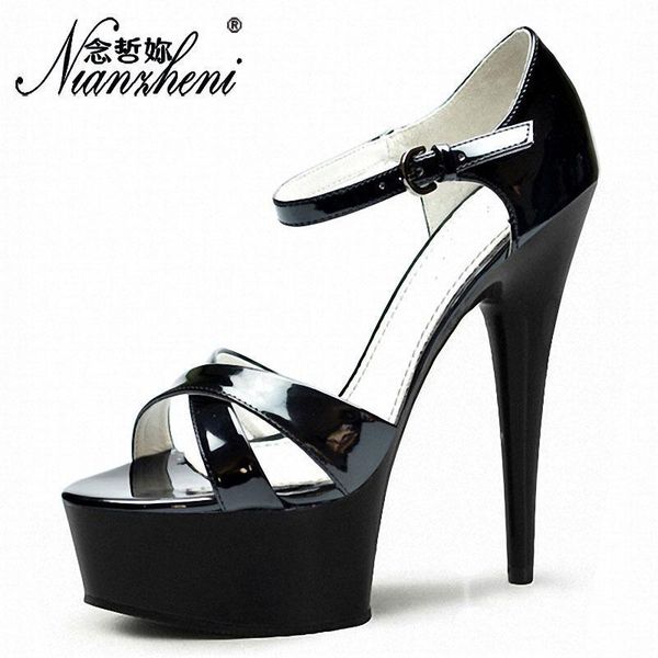 dress shoes mclubgirl 15cm heels round head waterproof platform bag and night club women's pink hollow ultra-high stiletto sandals lyp, Black
dress shoes mclubgirl 15cm heels round head waterproof platform bag and night club women's pink hollow ultra-high stiletto sandals lyp, Black