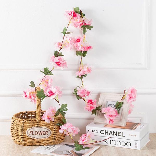 decorative flowers & wreaths 2.2m 18 flower head silk artificial cherry blossom rose vine wall hanging wedding decor rattan fake plant leaf
decorative flowers & wreaths 2.2m 18 flower head silk artificial cherry blossom rose vine wall hanging wedding decor rattan fake plant leaf