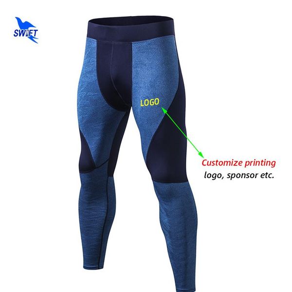 spring quick dry compression men running tights stretch sports leggings gym fitness pants sportswear trousers customize, Black;blue 
spring quick dry compression men running tights stretch sports leggings gym fitness pants sportswear trousers customize, Black;blue