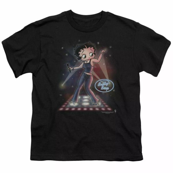 Betty Boop Pop Star Kids Youth T Shirt Licensed Classic Cartoon Tee Black, White;black
Betty Boop Pop Star Kids Youth T Shirt Licensed Classic Cartoon Tee Black, White;black