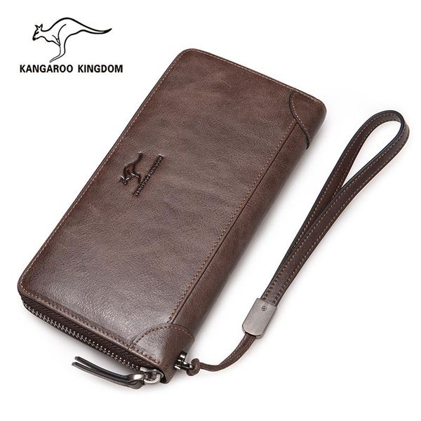 wallets kangaroo kingdom luxury men brand genuine leather long zipper purse clutch bag, Red;black
wallets kangaroo kingdom luxury men brand genuine leather long zipper purse clutch bag, Red;black