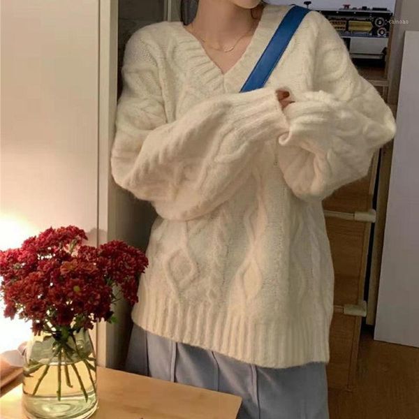 women autumn winter sweater blouses female casual stripted v-collar lady spliced slim loose knitted bottom pullover d63 women's sweater, White;black
women autumn winter sweater blouses female casual stripted v-collar lady spliced slim loose knitted bottom pullover d63 women's sweater, White;black