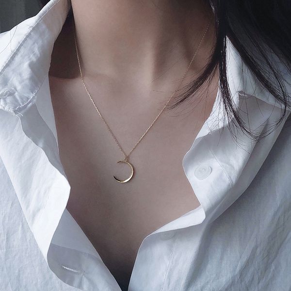 arrival fashion sweet moon silver plated jewelry temperament crescent clavicle chain pendant necklaces for women
arrival fashion sweet moon silver plated jewelry temperament crescent clavicle chain pendant necklaces for women