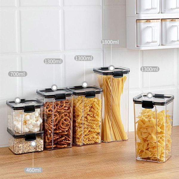 transparent silicone sealed storage box kitchen grain containers square nut snack pantry accessory
transparent silicone sealed storage box kitchen grain containers square nut snack pantry accessory