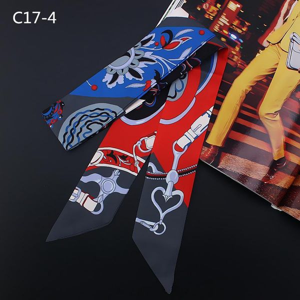 bag scarf print women silk ribbons fashion head tie small longscarves female bow ties scarves, Blue;gray
bag scarf print women silk ribbons fashion head tie small longscarves female bow ties scarves, Blue;gray