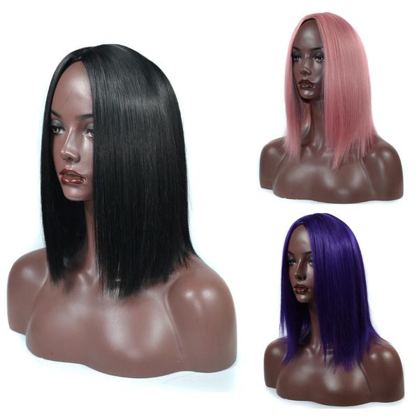 synthetic wigs dan bo brazil women's straight hair bob short brown black smoked pink multicolor wig
synthetic wigs dan bo brazil women's straight hair bob short brown black smoked pink multicolor wig