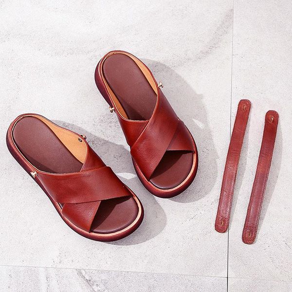 summer fashion women sandals thick bottom slipper flat heel slip on slingback genuine leather wedges slides flip flops peep toe casual platf, Black
summer fashion women sandals thick bottom slipper flat heel slip on slingback genuine leather wedges slides flip flops peep toe casual platf, Black