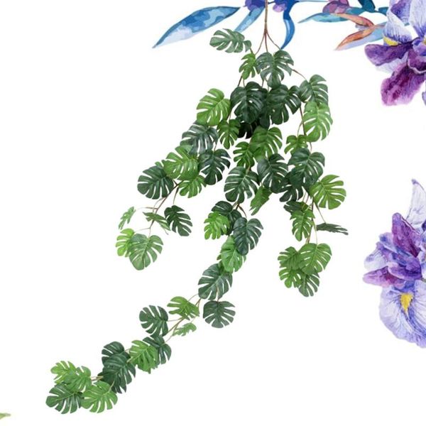 1pc simulation rattan artificial small monstera leaves wall hanging vine leaf garland plants decoration home decor ac decorative flowers & w
1pc simulation rattan artificial small monstera leaves wall hanging vine leaf garland plants decoration home decor ac decorative flowers & w