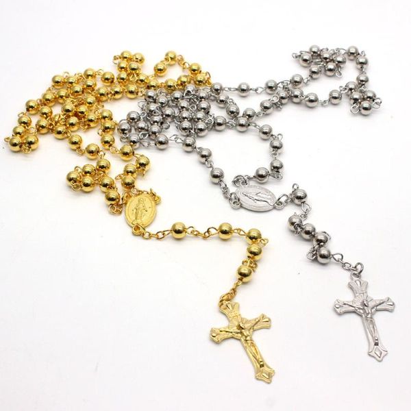pendant necklaces christianity religious metal beads rosaries gold silver color inri cross jesus pendants for men church jewelry
pendant necklaces christianity religious metal beads rosaries gold silver color inri cross jesus pendants for men church jewelry