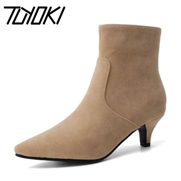 boots tuyoki women ankle fashion zipper winter warm shoes woman pointed toe short boot office lady footwear size 30-43, Black
boots tuyoki women ankle fashion zipper winter warm shoes woman pointed toe short boot office lady footwear size 30-43, Black