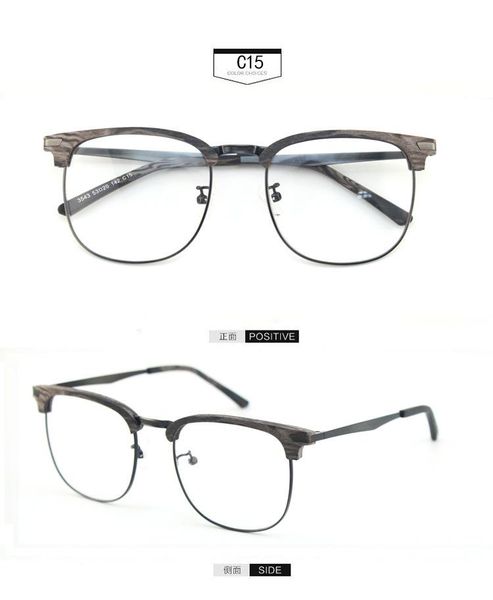 fashion sunglasses frames belight optical men women bamboo pattern half rimless retro vintage prescription eyeglasses spectacle frame eyewea, Black
fashion sunglasses frames belight optical men women bamboo pattern half rimless retro vintage prescription eyeglasses spectacle frame eyewea, Black